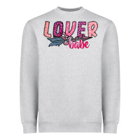 Heather Grey Lover Babe Heavyweight Sweatshirt - SublimationCraftShop