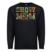 Black show mom suffolk sheep black sheep Premium Sweatshirt - BarkalooDesign