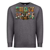 Charcoal Heather show mom suffolk sheep black sheep Premium Sweatshirt - BarkalooDesign