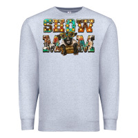 Heather Grey show mom suffolk sheep black sheep Premium Sweatshirt - BarkalooDesign