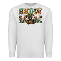 Oatmeal Heather show mom suffolk sheep black sheep Premium Sweatshirt - BarkalooDesign