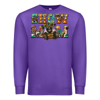 Purple show mom suffolk sheep black sheep Premium Sweatshirt - BarkalooDesign