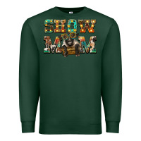 Sports Green show mom suffolk sheep black sheep Premium Sweatshirt - BarkalooDesign