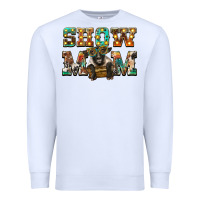 White show mom suffolk sheep black sheep Premium Sweatshirt - BarkalooDesign