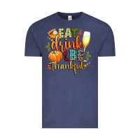 Vintage Denim eat drink and be thankful Vintage Tee - CowGirlArtShop