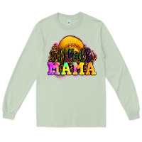Matcha softball mama Long Sleeve Tee - OliviaCreatesArt
