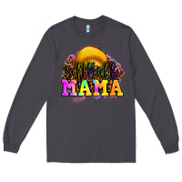 Smoke softball mama Long Sleeve Tee - OliviaCreatesArt