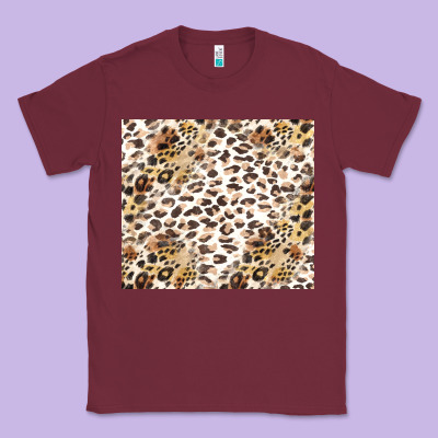Leopard Classic Tee Designed By Tumblerdesignbyshophia