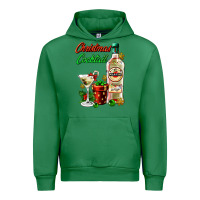 Emerald christmas cocktail martini and gift Urban Hoodie - AdoDesignShop