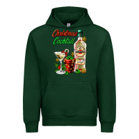 Forest Green christmas cocktail martini and gift Urban Hoodie - AdoDesignShop