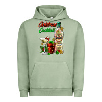 Pigment Oil Green christmas cocktail martini and gift Urban Hoodie - AdoDesignShop