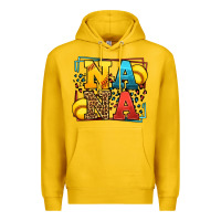 Lemon Softball nana leopard frame Premium Hoodie - LillyAllenDesigns