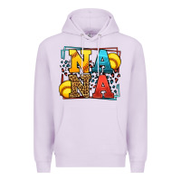 Lilac Softball nana leopard frame Premium Hoodie - LillyAllenDesigns