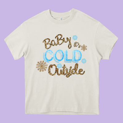 Baby It S Cold Outside Heavy Core Tee Designed By Bettercallsaul