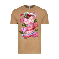 Vintage Camel pink christmas socks Vintage Tee - CowGirlArtShop