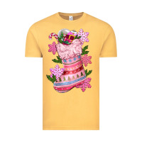 Pink Christmas Socks Vintage Tee | Teevron