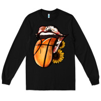 Black Basketball Tongue Long Sleeve Tee - Jasminsmagicworld
