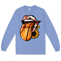 Colony Blue Basketball Tongue Long Sleeve Tee - Jasminsmagicworld