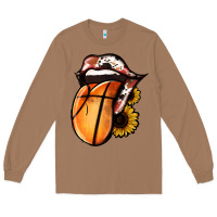 Toasted Coconut Basketball Tongue Long Sleeve Tee - Jasminsmagicworld
