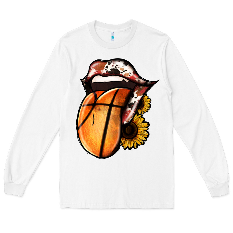Basketball Tongue Long Sleeve Tee by Jasminsmagicworld | Teevron