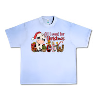 Grape Ice all want for christmas is a cow Urban Heavy Tee - CowGirlArtShop