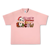 Salmon all want for christmas is a cow Urban Heavy Tee - CowGirlArtShop