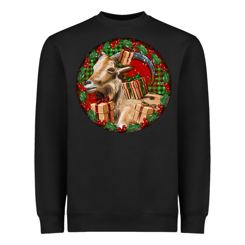 Spanish Goat Christmas Heavyweight Sweatshirt by LillyAllenDesigns | Teevron