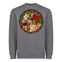 Storm Spanish Goat Christmas Heavyweight Sweatshirt - LillyAllenDesigns