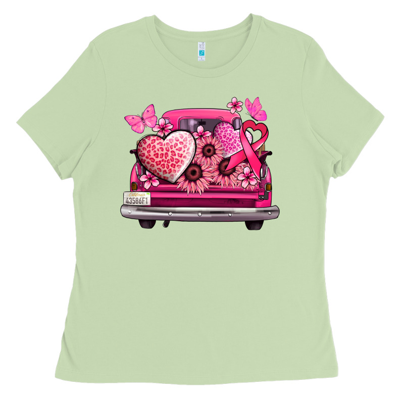 Cancer Truck Back View Ladies Tee by NancyCooperArtShop | Teevron