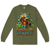 Army Green long live the cowboys Long Sleeve Tee - OliviaCreatesArt