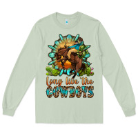 Matcha long live the cowboys Long Sleeve Tee - OliviaCreatesArt