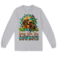 Moon Dust long live the cowboys Long Sleeve Tee - OliviaCreatesArt