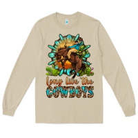 Mushroom long live the cowboys Long Sleeve Tee - OliviaCreatesArt