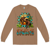 Toasted Coconut long live the cowboys Long Sleeve Tee - OliviaCreatesArt