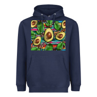Navy avacado Heavyweight Hoodie - BarkalooDesign