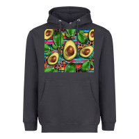 Smoke avacado Heavyweight Hoodie - BarkalooDesign