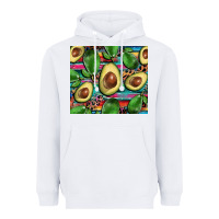 White avacado Heavyweight Hoodie - BarkalooDesign