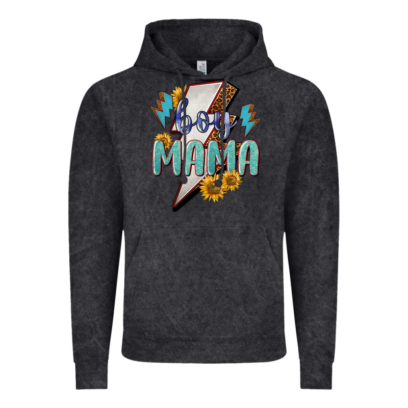 Boy Mama Lightning Bold Mother's Day Vintage Hoodie by HowdyJamesFarm | Teevron
