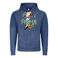 Vintage Denim Boy mama lightning bold mother's day Vintage Hoodie - HowdyJamesFarm