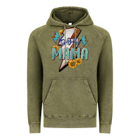 Vintage Olive Boy mama lightning bold mother's day Vintage Hoodie - HowdyJamesFarm