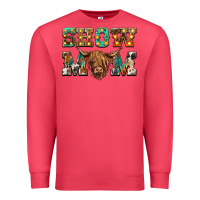 Cardinal show mom scottish cattle Premium Sweatshirt - BarkalooDesign