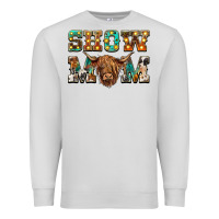Dove Grey show mom scottish cattle Premium Sweatshirt - BarkalooDesign