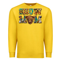 Lemon show mom scottish cattle Premium Sweatshirt - BarkalooDesign