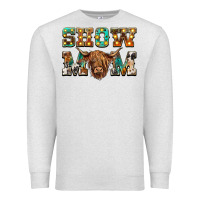 Oatmeal Heather show mom scottish cattle Premium Sweatshirt - BarkalooDesign