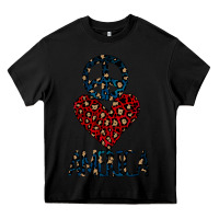 Black Peace Love America Heavy Core Tee - Bettercallsaul