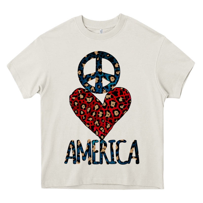 Peace Love America Heavy Core Tee by Bettercallsaul | Teevron
