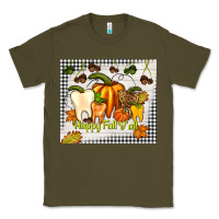 Army Green happy fall y'all teeth Classic Tee - TumblerDesignByShophia
