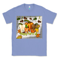 Colony Blue happy fall y'all teeth Classic Tee - TumblerDesignByShophia