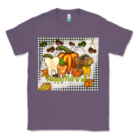 Lavender happy fall y'all teeth Classic Tee - TumblerDesignByShophia