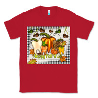Red happy fall y'all teeth Classic Tee - TumblerDesignByShophia